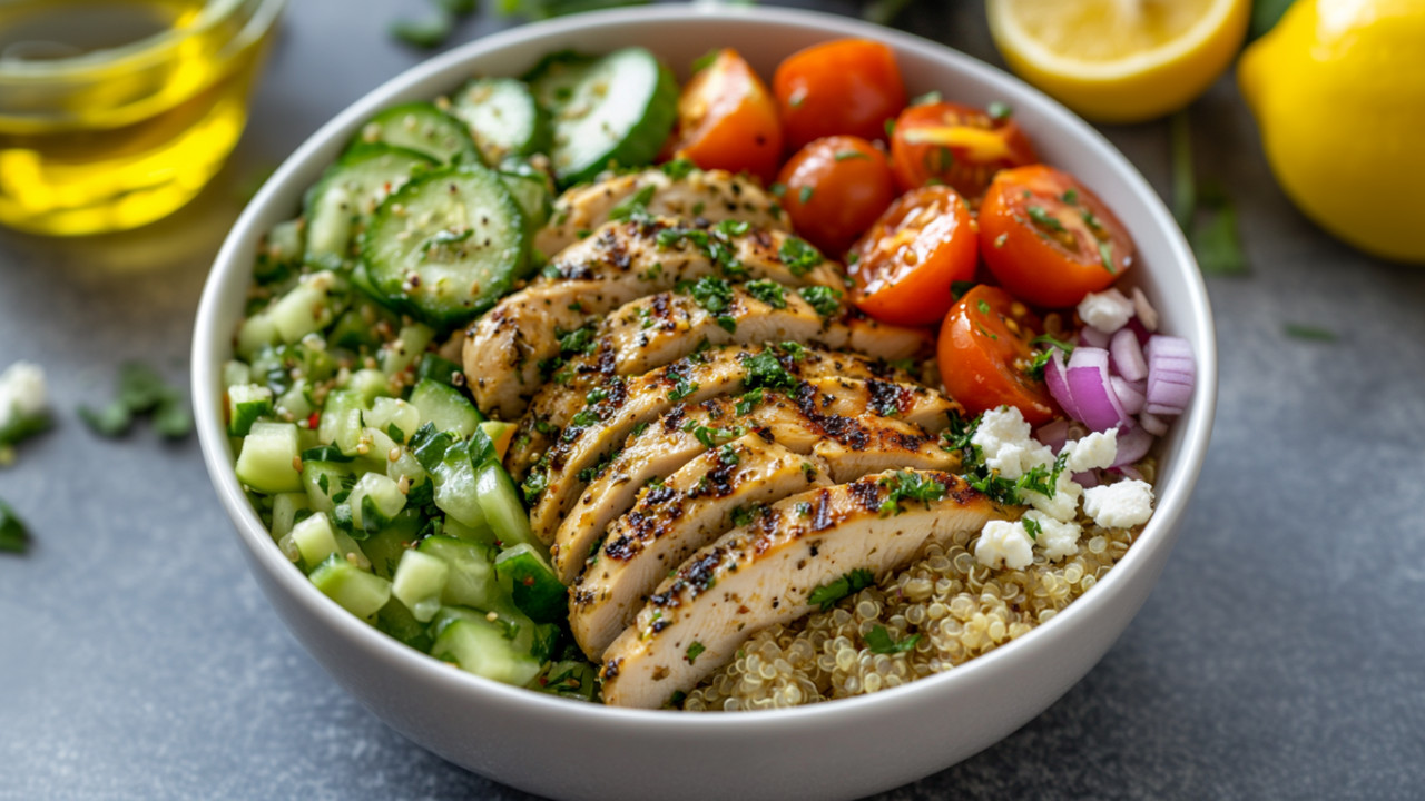 Grilled Chicken & Quinoa Bowl