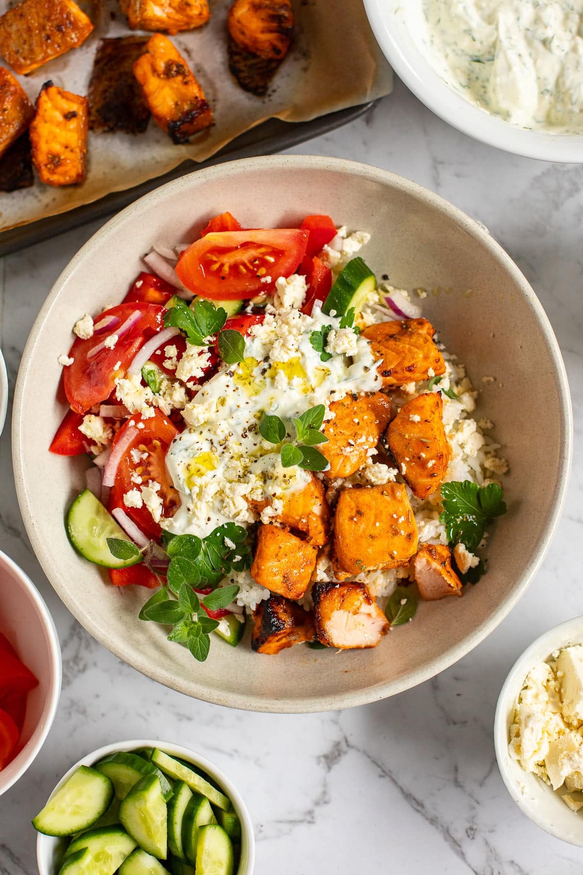 Mediterranean Salmon Plate