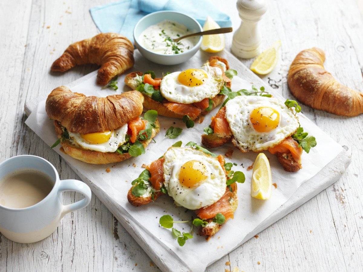 Egg & Trout Croissants